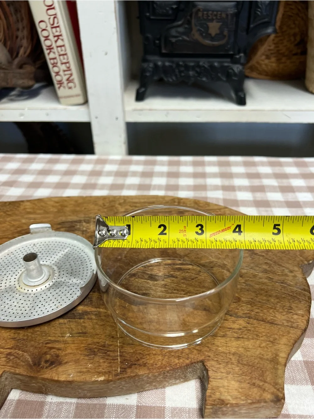 Pyrex flamware parts glass and metal basket coffee pot replacement parts